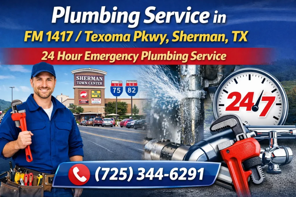 Plumbing Service in FM 1417 / Texoma Pkwy, Sherman, TX | 24 Hour Emergency Plumbing Service