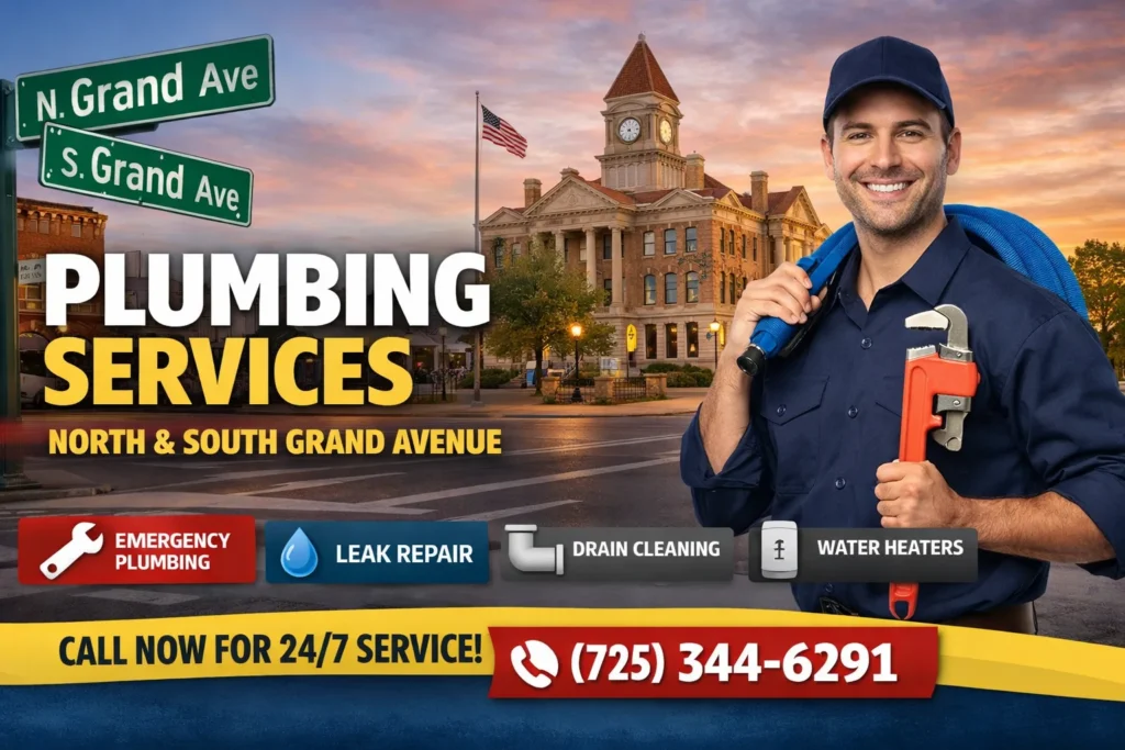plumbing company near North & South Grand Avenue