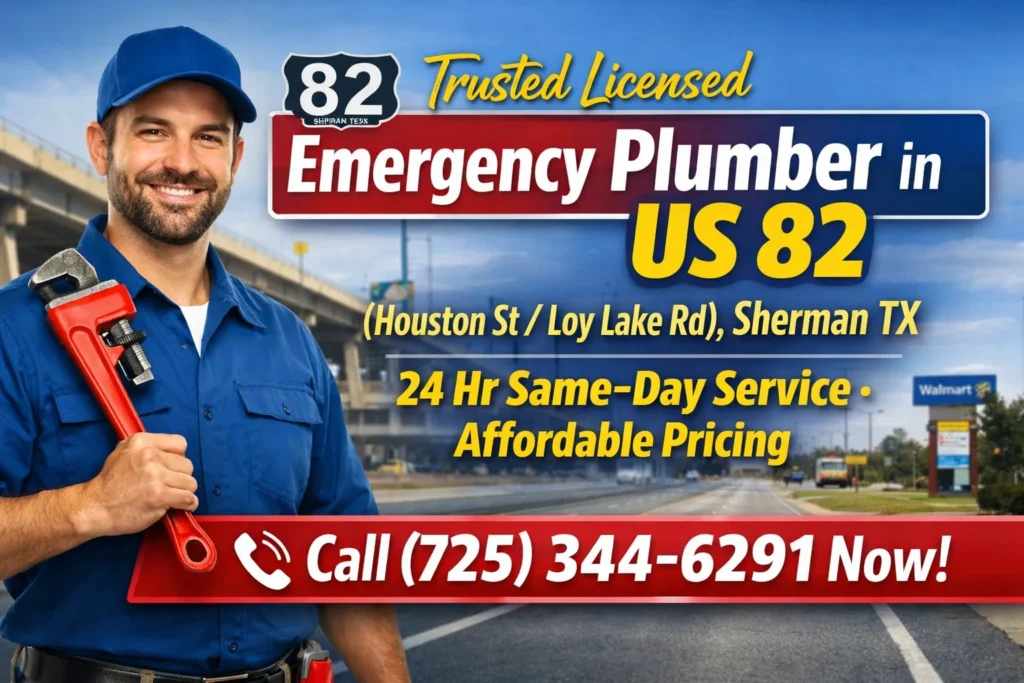 Trusted Licensed Emergeny plumber in US 82 (Houston St / Loy Lake Rd), Sherman TX